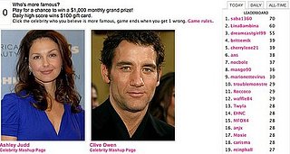 Play Celebrity Faceoff, Win $1000! (Yup, $1000!)